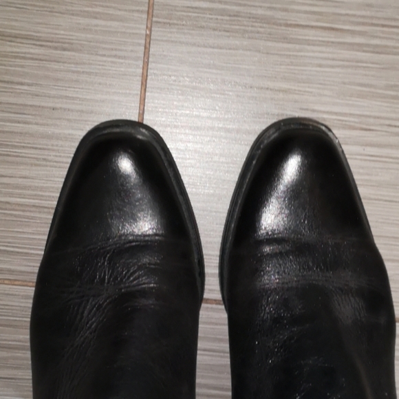 Italian leather knee high boots - Picture 5 of 9